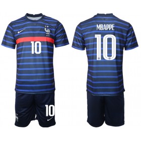 Maillot de Foot France Kylian Mbappé 10 Enfant Domicile UEFA Euro 2020